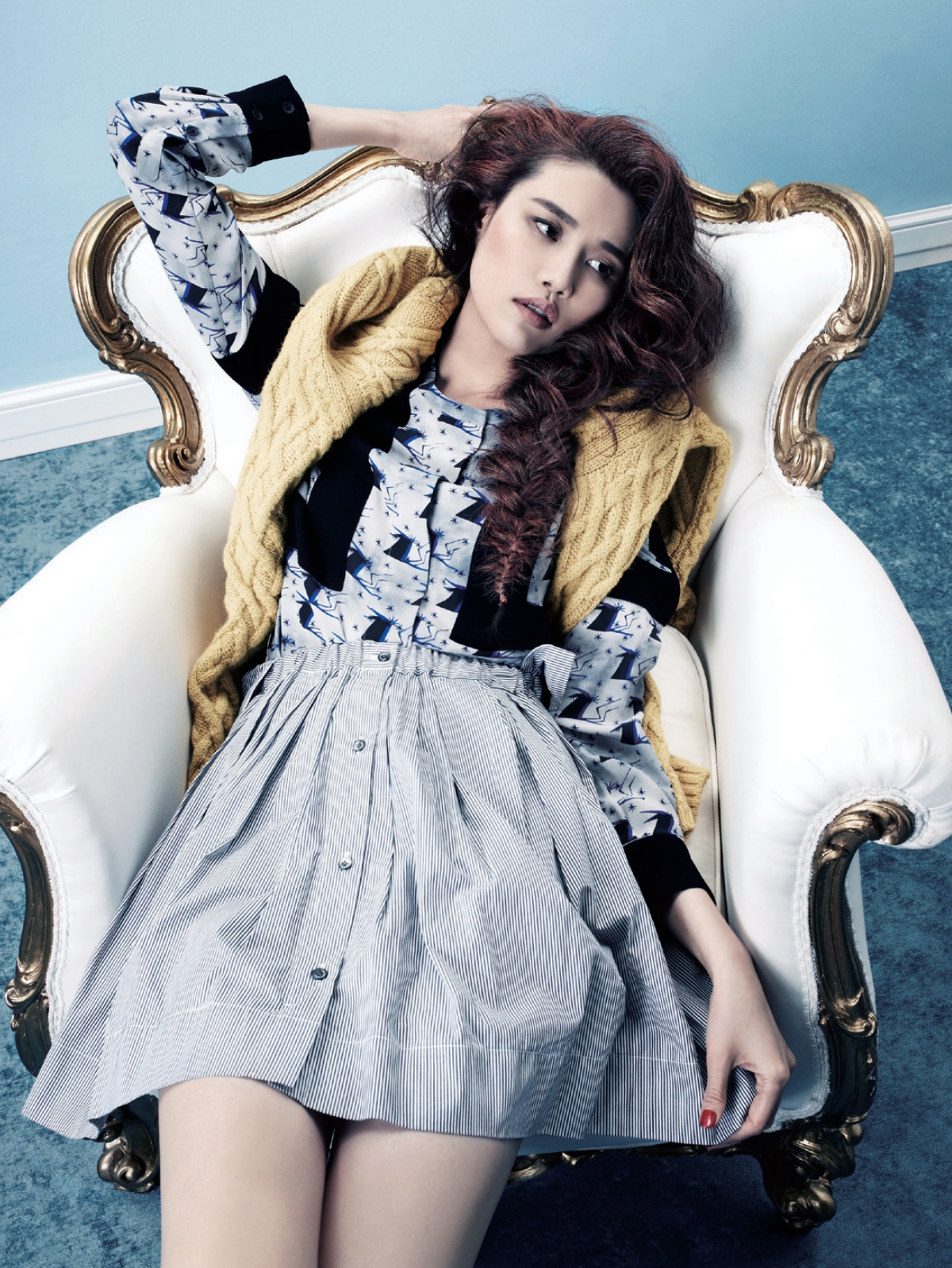 Pajama Dressing| Han Hye Yeon by Kim Sangon for Harper’s Bazaar Korea ...